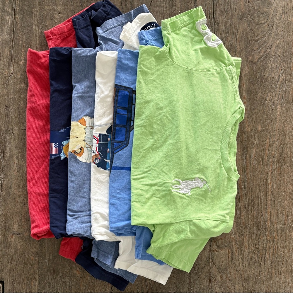 Lot of 6 tshirts !  BOYS Ralph Lauren Polo size 8
